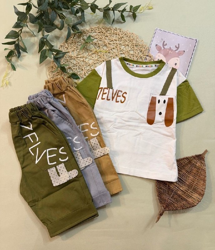 پخش بچگانه نی نی ناز👫: 👚👖نام کالا: تیشرت شلوارک دخترانه🔍🧵جنس پارچه: تیشرت پنبه شلوارک کتان 🔢 سایزبندی: ۳۵/۴۰/۴۵/۵۰💰قیمت: ۶۲۰۵۰۰ تومان💻کدکالا:۱۴
