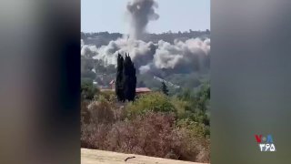 تصاویر منتسب به حملات هوایی اسرائیل به مقر حزب‌الله در جنوب لبنان؛