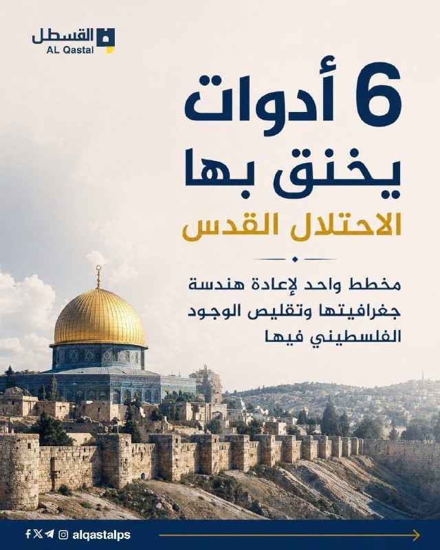الاحتلال يستخدم ستّ أدوات لإعادة هندسة جغرافية القدس