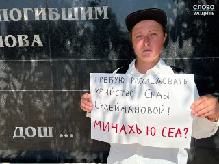 В Грозном задержали подругу пропавшей Седы Сулеймановой. Она вышла на пикет в третью годовщину похищения чеченки  Подругу пропавшей Седы Сулеймановой Лену Патяеву задержали в Грозном во время одиночного пикета с требованием расследовать исчезновение и убий