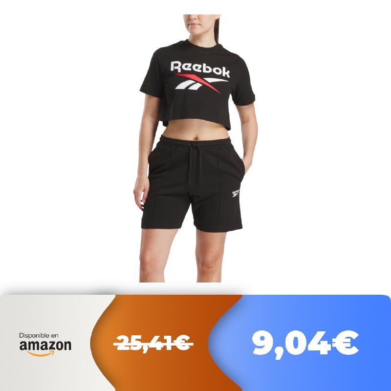 🔥 Reebok Jersey corto Sadie 2 Color Logo  😱 -64%! MEGAprecio! ¡Mínimo histórico!