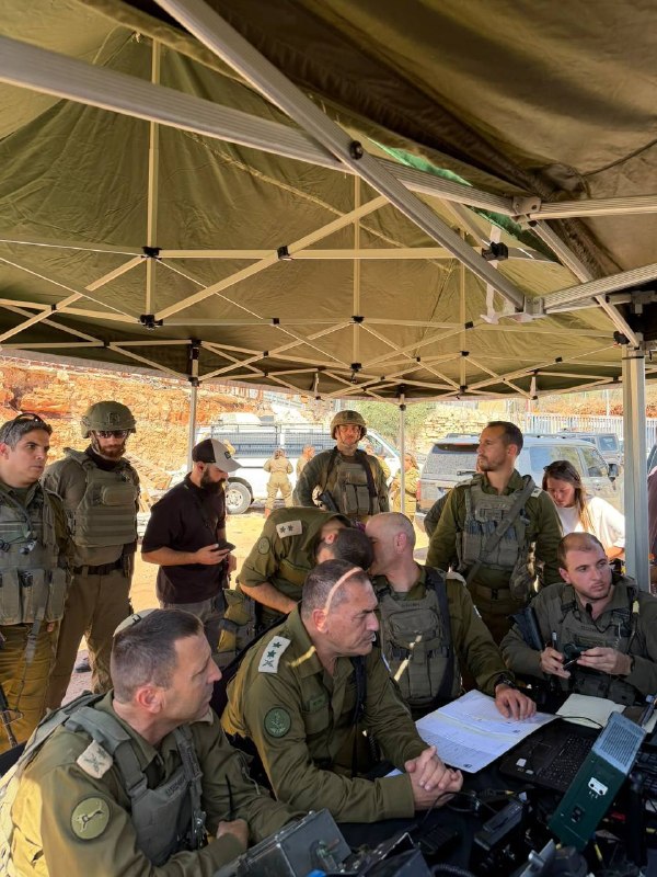 The Chief of Staff assessing the situation in the area of ​​the attack