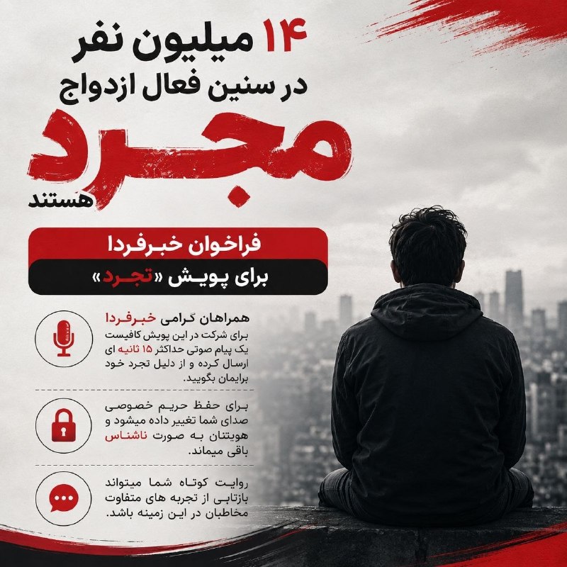 یافتههای نوین روانشناختی: . از اقتصاد تا انتخاب شخصی؛ چرا مجرد ماندهایم؟چرا بخشی از جوانان، با وجود قرار داشتن در سن ازدواج، همچنان مجرد ماندها