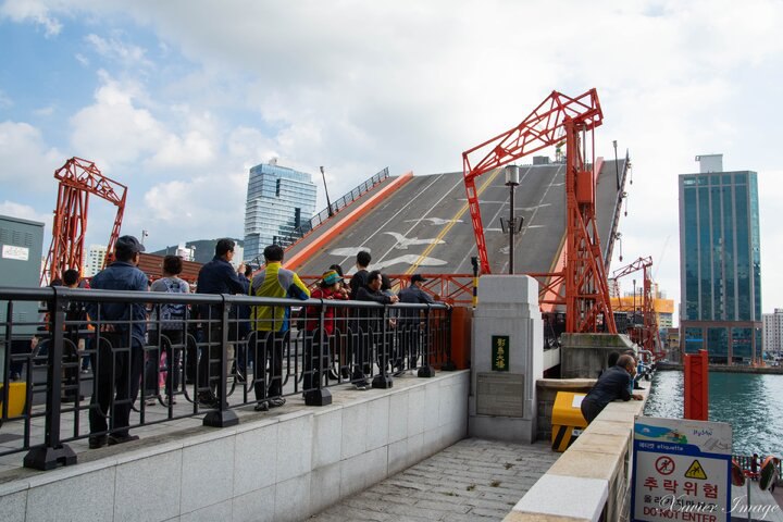 [韓國自由行] 釜山景點介紹：來影島大橋(영도대교)看橋面開合