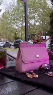 Dolce Gabbana Sicily Medium Pink, фото 12