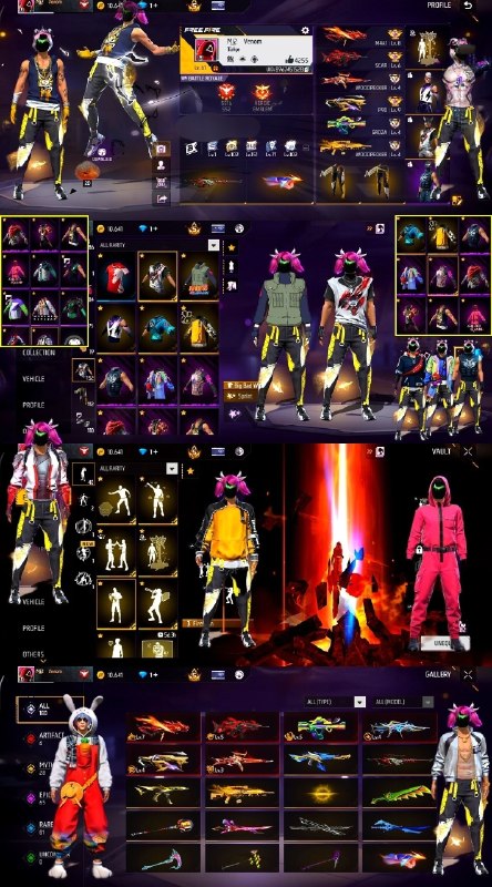 دنیای اکانت فری فایر freefire: 7280. Gh