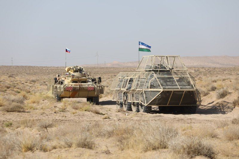 תרגילים צבאיים משותפים "המקורליק-2026" הסתיימו באוזבקיסטן בשלב הסופי תרגלו אנשי צבא מאוזבקיסטן ורוסיה הסתער…