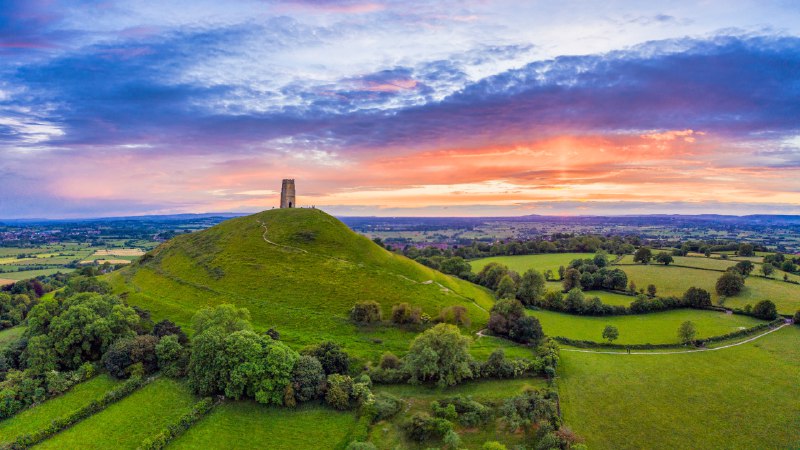 Tor and tunes: Glastonbury beginsSt. Michael's Church Tower on Glastonbury Tor, Glastonbury, Somerset, England (© Gavin Hellier/Getty Images)