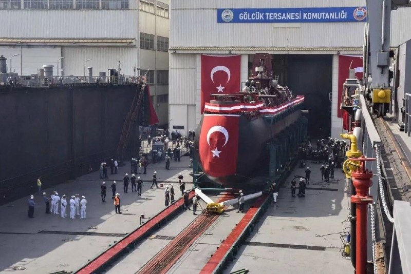 🇮🇷وقایع الاتفاقیه نظامی🇮🇷: زیردریایی TCG MURATREİS آب اندازی شد!!سومین زیردریایی از کلاس REİS، در حال آماده‌سازی برای تکمیل مراحل پذیرش در اوت ۲۰۲۶
