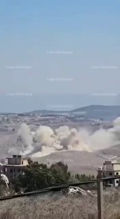 ️🇱🇧🇮🇱 פיצוץ ישראלי מכוון לעיר מייס אל ג'בל, דרום לבנון.