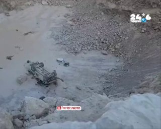 🇮🇱 נהג נפל ממצוק בגובה עשרה מטרים במחצבות נטף בבנימין - וחולץ במצב קשה.