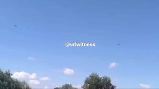 ️🇸🇾🇮🇱 מסוקים ישראלים טסים מעל דרעא בדרום סוריה.