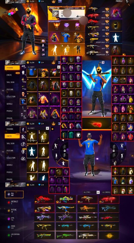 دنیای اکانت فری فایر freefire: 22800. Gh