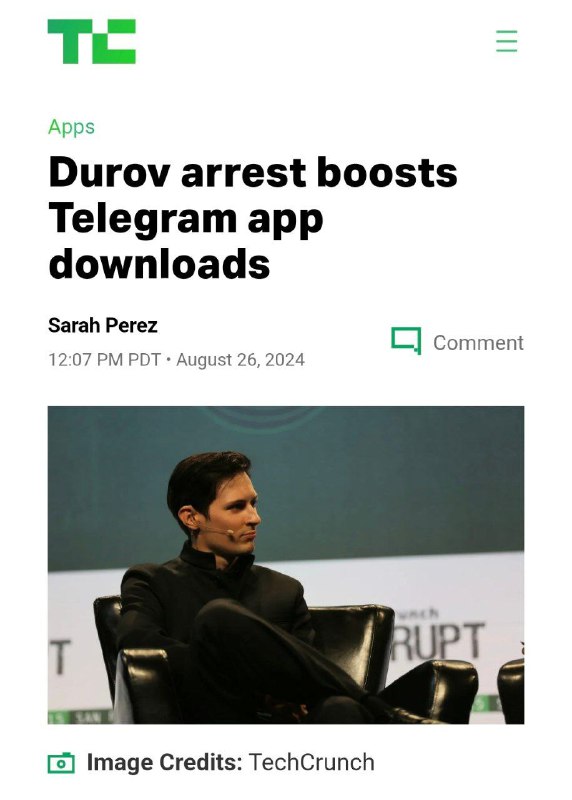 🌟 Telegram's founder, Pavel Durov, was arrested in France for not stopping illegal activities on the app. Despite this, Telegram's downloads shot up, reaching No. 2 on the U.S. App Store's Social chart and No. 1 in France.