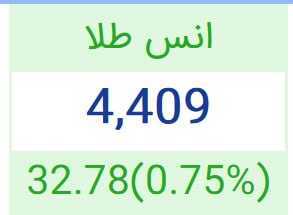 اخبار بورس | Tse Press: 🟢 انس طلا اومد بالای 4400 دلار!@TsePress
