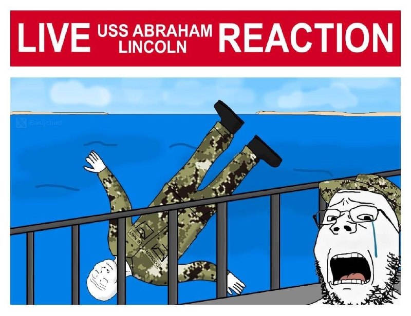 جریان: ♦️ناو لینکلن اگه پخش زنده داشت:😂@jarian_com