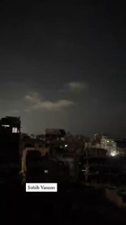הרגע שבו מטוסי הכיבוש הפציצו בניין מגורים לאחר שאיים עליו במחנה הפליטים אלשאטי, ממערב לעיר עזה.