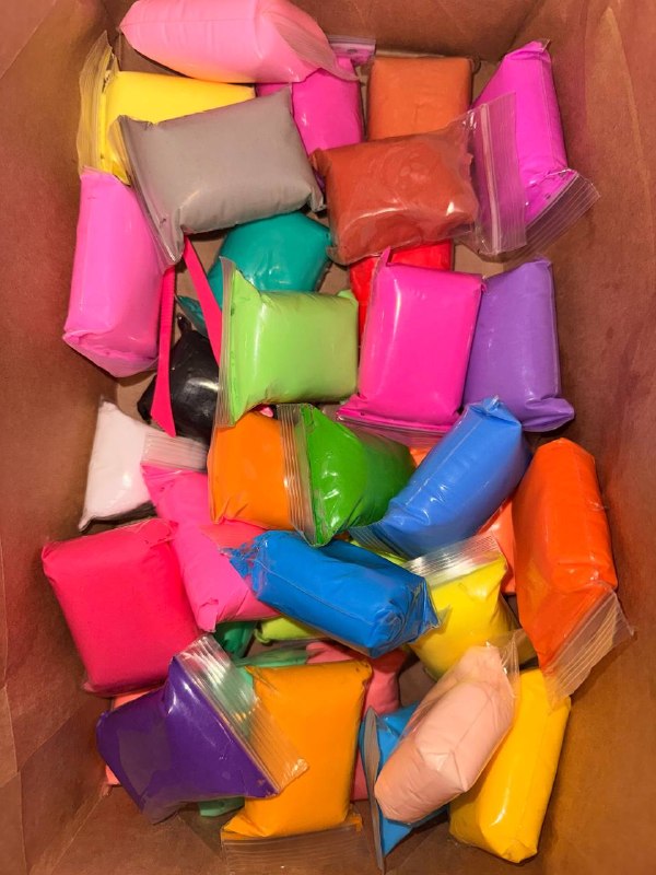 Воздушный пластелин 30 упаковок — фото 1