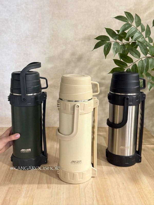 Kangarooshop: 🌸 فلاسک کد b245✔️حجم 2 L✔️استیل 304✔️ابعاد : 10*35*12 cm✔️دارای جعبه تک✔️📦۲۰ عدد✔️قیمت : ۲/۵۰۰/۰۰۰ ت🆔كانال فروشگاه👇🏻@Kan