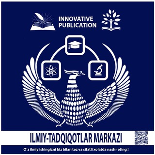 Telegram profile photo for ILMIY TADQIQOTLAR, KONFERENSIYA VA JURNALLAR
