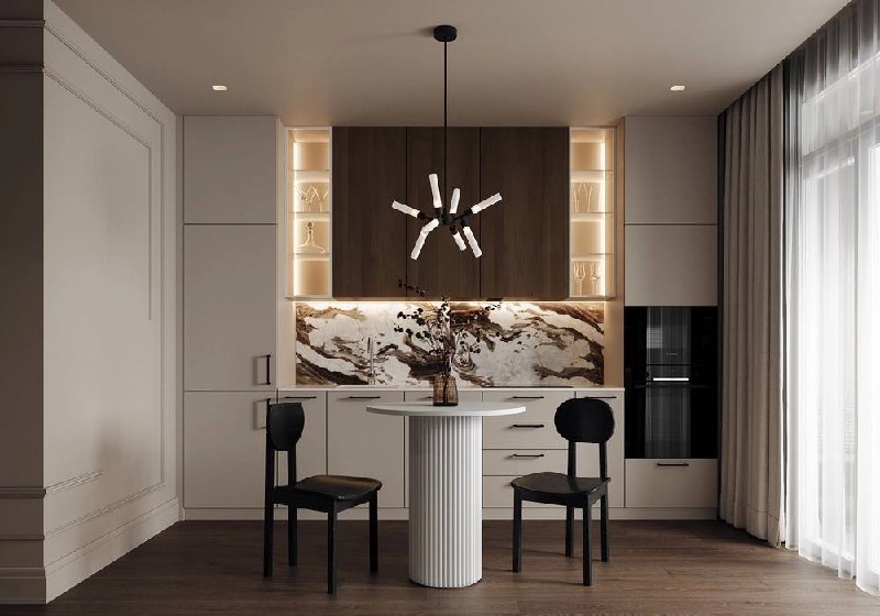 Уютный проект квартиры 40 кв.м. в ЖК Черная речка г.Санкт-Петербург. Что скажете? Дизайнер Александра Слабова Весь интерьер смотрите на здесь - изображение 2 - уютный, проект, квартиры