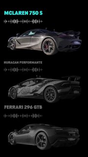 McLaren 750s vs Lamborghini Huracan Performante vs Ferrari 296 GTB