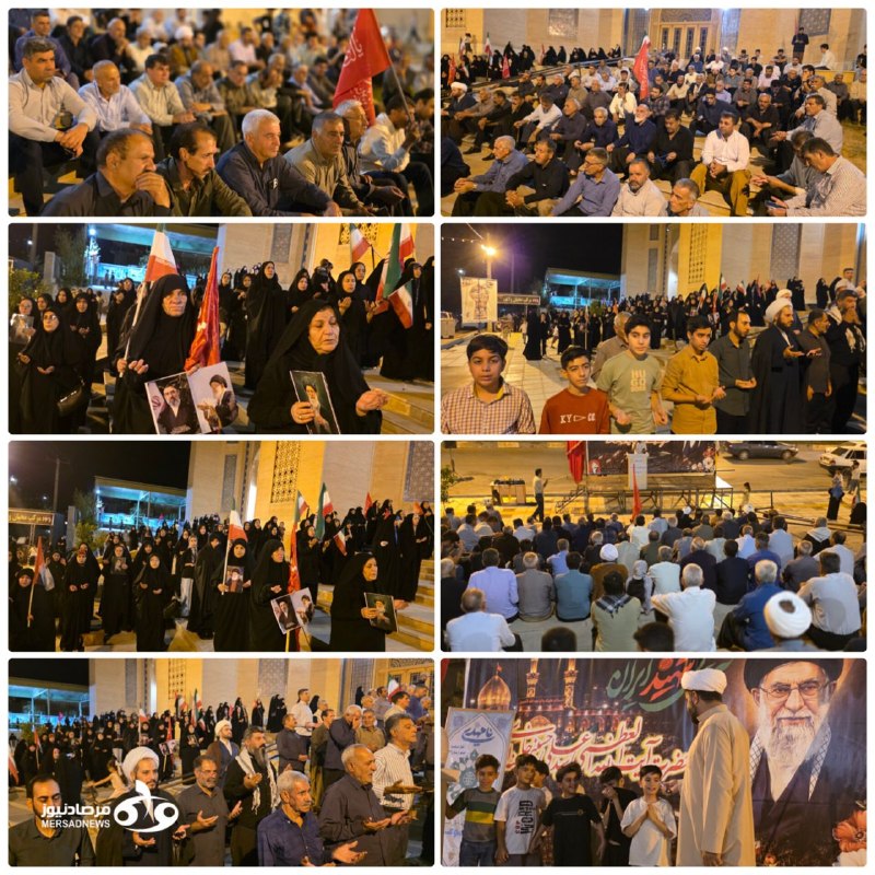 مرصاد نیوز | MERSAD News: 📸 یکصد و هفتاد و چهارمین قرار شبانه مردم سرپلذهاب🔹 مردم سرپلذهاب در شب آغاز امامت حضرت ولیعصر (عج)، در جوار بقعه مبار