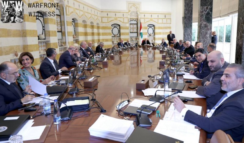 ️🇱🇧🇸🇦🇱🇧🇶🇦 Lebanese President Joseph Aoun, at the cabinet meeting today:.