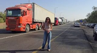 Yael Sabrigo, leader of the Order 9 movement: "All the trucks give Hamas legitimacy to keep getting richer and stronger. We are here to stop this madness and demand one clear demand: the demilitarization of the Gaza Strip and the complete dissolution of Hamas."