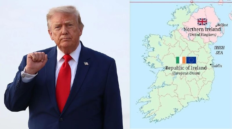 خبر فوری: 🔴 دخالت ترامپ در یک اختلاف قدیمی؛ کابوس اتحادگرایان انگلیسی ایرلند شمالی⠀🔹تارنمای پولیتیکو: دونالد ترامپ رئیس جمهوری آمر