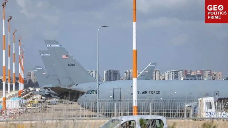 80+ מכליות תדלוק אמריקאיות בישראל מאותתות על הכנה לתקיפות גדולות של איראן פריסה מסיבית של כוח אווירי אמריקא…