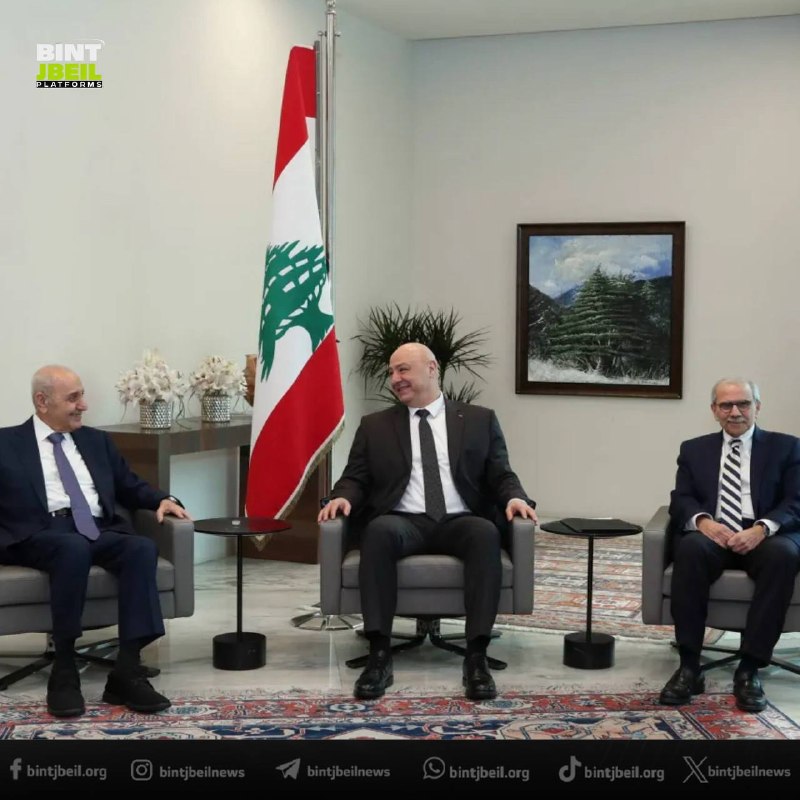 The hours leading up to the government meeting that was scheduled to take place today, according to Al-Akhbar information, were evidence of intense communication between Presidents Joseph Aoun, Navia Berri and Nawaf Salam, in search of a way out that would allow them to wait in addressing the issue of the explosives to avoid turning the case into an open political confrontation!
