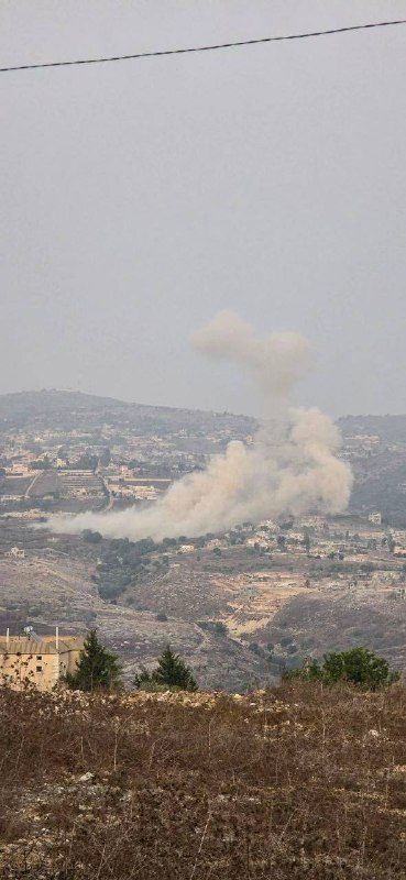 שוב, הפצצה ישראלית בעיירה החולה