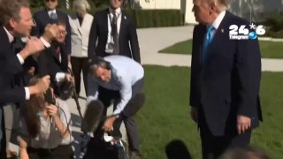 🇮🇱 Question: Do you think there is a risk that Iran introduced drones into Britain? TRUMP: I can't tell you that. If they did, they would suffer greatly.