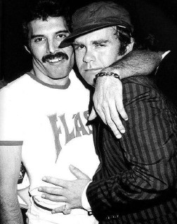 Freddie Mercury and Elton John, 1980.Time Machine | Historical Photo