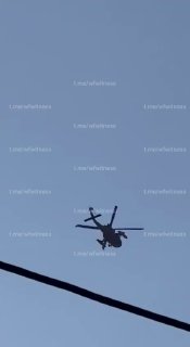 Footage showing Israeli helicopters flying over southern Syria towards Suwayda district earlier today.