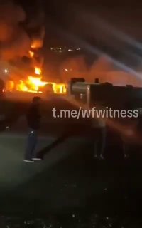 ️🇮🇶️ הצילומים אישרו כי אכן מדובר בפיצוץ מחסן דלק, החל ממכליות, שהחלה תגובת שרשרת.
