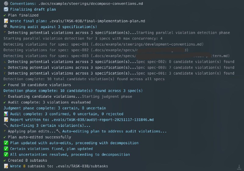 Я уже несколько раз говорил про свой подход Plan & Act.В нем я сначала планирую изменения, которые мне нужны в проекте, а потом пишу код по этому плану.Я обсуждаю эти изменения в чате с AI, в моем случае это Codex CLI, и в процессе этого обсуждения появляется черновик — набросок принятых решений, обсужденных решений, детали реализации и прочее.Далее мне нужно сконвертировать этот набросок в actionable tasks, т. е. задачи, которые я передам в работу. Как мне сказал один из моих клиентов после консультации, такие задачи можно давать и людям в работу. В моем же случае, я эти задачи передаю в мой workflow имплементации с Claude Code.На данный момент, этот workflow имплементации почти идеально. Все, что было задумано в плане, исполняется. То, что было упущено по причине нехватки контекста или внимания у модели, перепроверяется с помощью шага аудита и исправляется. Я заметил, что процесс конвертации черновика в Actionable Tasks довольно нестабилен. Чаще всего, теряются обсужденные ранее детали и план становится слишком 