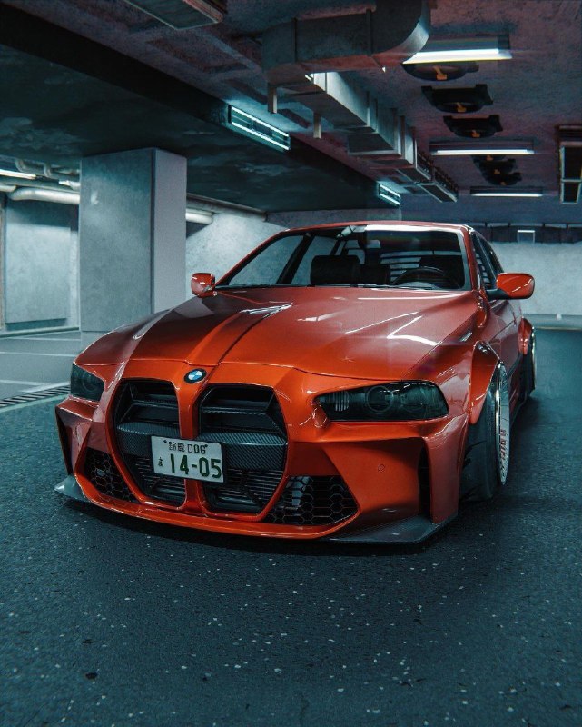 BMW E39 с бампером от G81 M4