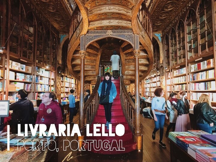 【葡萄牙波爾圖】世界最美書店之一的Livraria Lello萊羅書店和古著店挖寶去