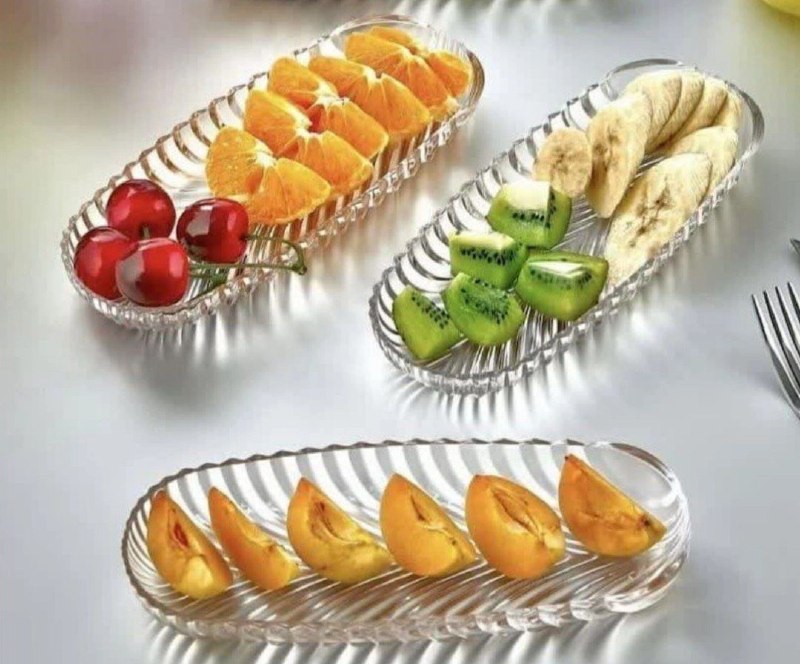 طاها ارزونی: 💢سانتا ۱۴ جفتی💢📍جفتی🤩📍طرح بیضی شیک و مدرن😍📍مناسب سرو آجیل، شیرینی و میوه🥜📍جعبه دار📦💵قیمت: ۵۹/۹۰۰t💵📍آدرس شعبات 🌐🗺، ساعت ک