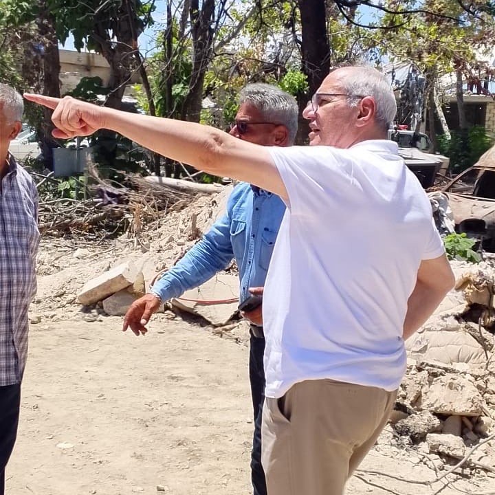 נציג מלחם חלף מזאותר גרביה: "הארץ יקרה ותישאר לאנשיה, וכל סנטימטר כבוש בה ישוחרר... דבקות תושבי הדרום בארצם…