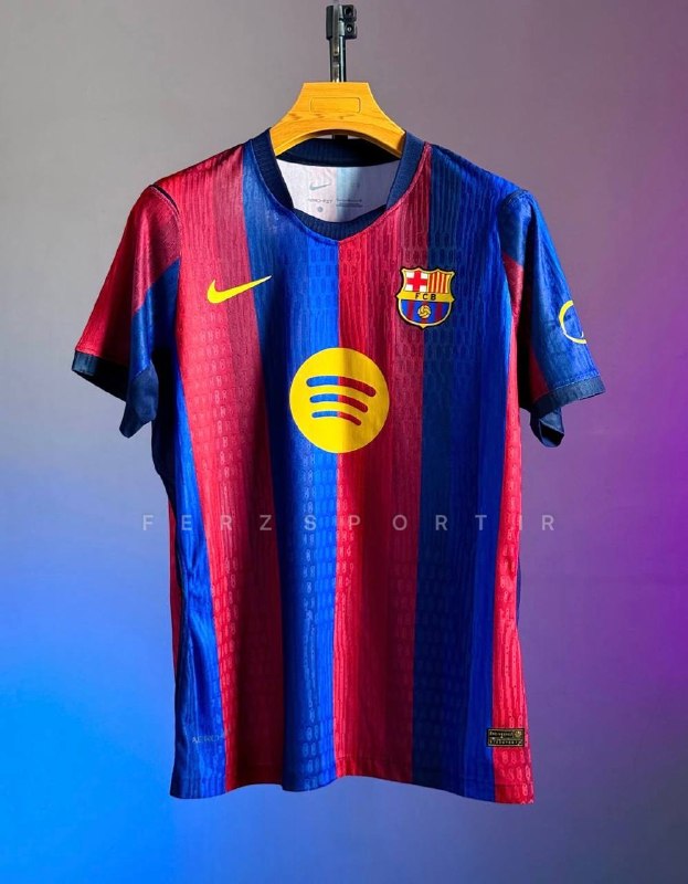 کیت و کفش فوتبال فرز اسپورت⚽️: تو رو کیت بارسات اسم خودتو میزنی یا اسم بازیکن محبوبتو؟؟🤩(سایزبندی فعلاً کامل)ورژن پلیری++Aلینک خرید آسان از سایت👇🏼👇🏼👇🏼🛍