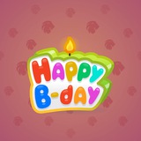 B-Day Candle #69