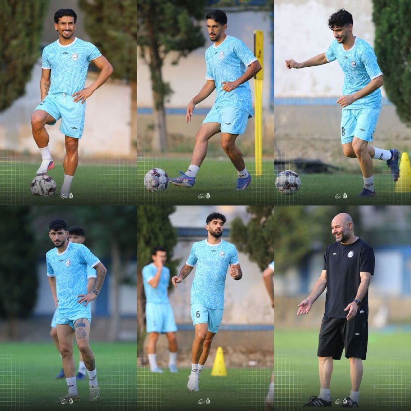 تـاج | اسـتقـلال: بچه ها سرحال و آماده برای بردن نساجی💙💙@Esteghlal
