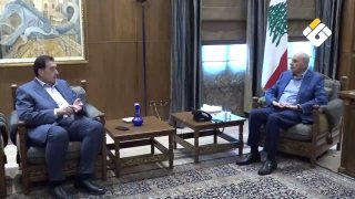 הנשיא ברי דן עם חבר הפרלמנט וליד אל-באריני במצב הכללי ובהתפתחויות האחרונות