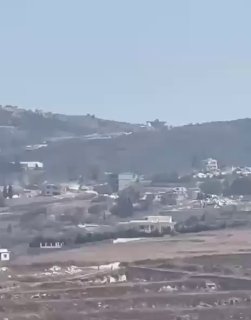 📹סצנות המתעדות סוויפ ותנועה ישראלית מהעיירה חדדה לכיוון פאתי העיירה חריס.