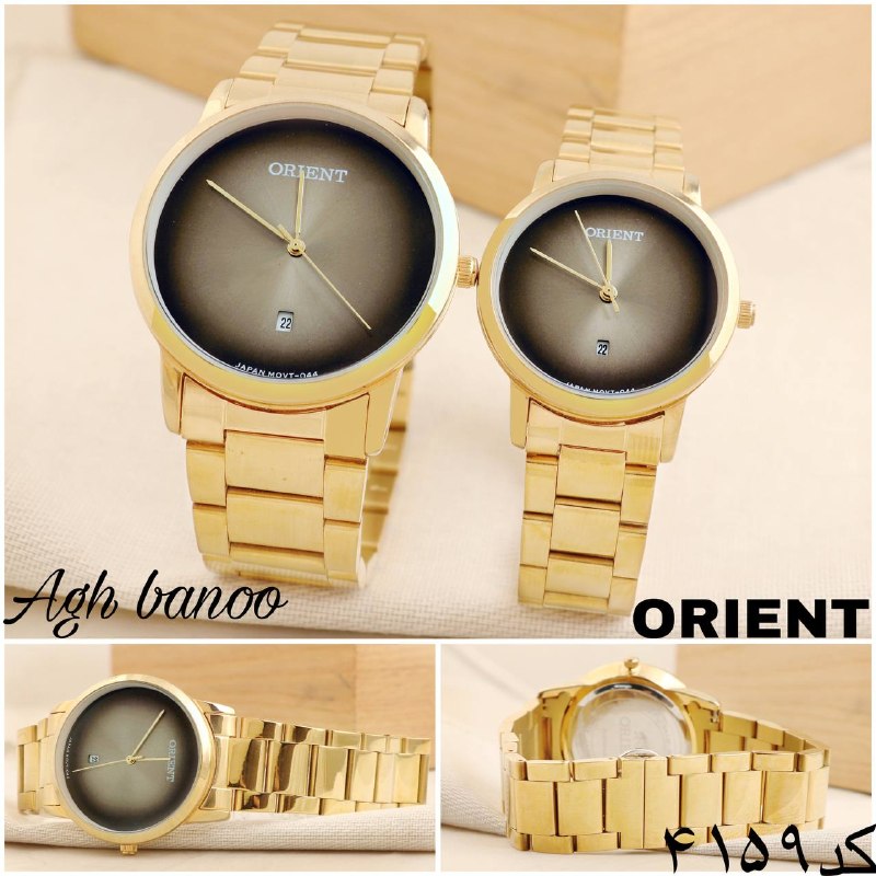 « فروشگاه بزرگ ساعت آق بانو »: ⌚️اورینت ست ⌚️♦️کد۴۱۵۹♦️دارای روز شمار♦️کیفیت عالی♦️موتور میوتا ژاپن♦️بند استیل ، رنگ ثابت♦️یک سال ضمانت موتور و باطری♦️
