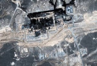 👈 Satellite images show extensive damage to a pumping station near al-Dhikrī,
