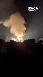 🇮🇱 תקיפה בעיר בושר, אירן. לפני זמן מה. קיימות הפסקות חשמל נרחבות בעיר.